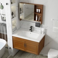 Washbasin Toilet Modern Mirror Small Apartment Combination Bathroom Cabinet Washbasin Simple Counter