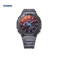 Casio GA-2100TL นาฬิกาผู้ชายและผู้หญิงชายหาดสีสันสดใส Series โปร่งแสงกีฬากันกระแทกและกันน้ำนาฬิกาคู่