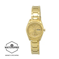 [Watchspree] Seiko 5 Women's Automatic Gold-Tone Stainless Steel Band Watch SYMK20K1