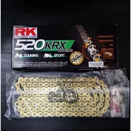 🔥RK TAKASAGO 520KRX 120L RX-RING GB GOLD CHAIN 100% ORIGINAL