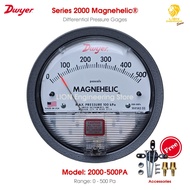 Dwyer 2000-500PA Series 2000 Magnehelic® Differential Pressure Gages หน่วยวัดพาสคัล Pascals (Pa)