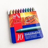 NEOCOLOR CARANDACHE CRAYON I 10 Metallic Colors Carandache Oil Pastel/ 10 Colors NeoColor I METALLIC