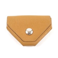 品相極佳的 HERMES Levain Quatre Verso顏色Chevre Mysore 零錢包，ブラウン-粉紅色，帶有 Y 印記，法國製造。