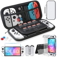 กระเป๋าป้องกันสำหรับ Nintendo Switch &amp; OLED Joycon Joy Con เคสป้องกันกรณี Fundas เปลือกอุปกรณ์เสริมผิวสำหรับเกม