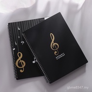 Student Folder Piano Score Information Book Clip Black Score a4 Score Book Transparent Clip Insert B