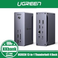 UGREEN Revodok 13-in-1 Thunderbolt 4 Dock 40Gbps Dual Support 4K@60Hz Or 8K, 90W Hub Charger