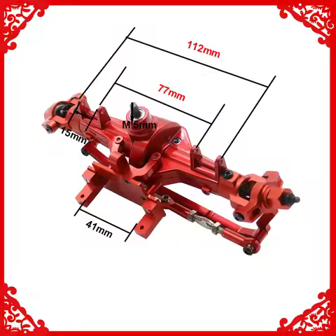 Front gear box(with steel gears) assembly for RC car 1/10 HSP rock crawler 94180 RGT 18000 Himoto Re