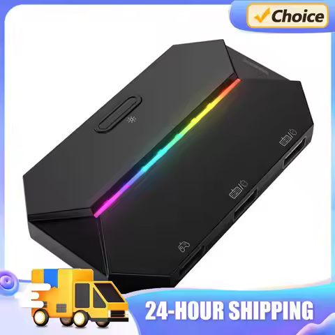 G6L Gaming Keyboard Mouse Converter Controller Adapter for Switch Xbox One PS3