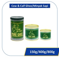 [Exp: 04/2027] COW & CALF'S Pure Ghee/Minyak Sapi - 150g/400g/800g