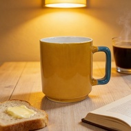 12oz Vibrant Ceramic Mug – Quick Reheat, AM/PM Drink, Smooth Glaze, Easy Clean, Daily