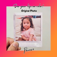 Instax Polaroid Inspired Photo Print Service Square White Marble Matte Satin Waterproof 260gsm