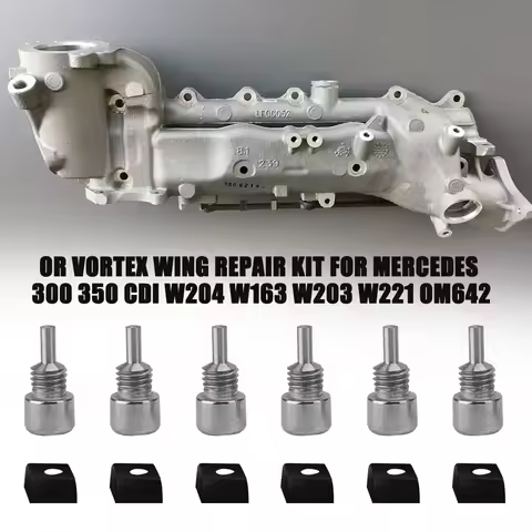 6/12pcs Vortex Wing Repair Kit+Thread Lock Agent Suitable For Mercedes 300 350 CDI W204 W163 W203 W2