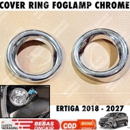 Ertiga 2018 2024 2025 2026 Fog Lamp Ring Cover - Chrome