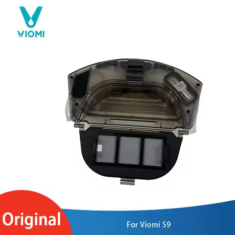 Original 2 in 1 Water Tank Dust box With Hepa Filter Accessories For Viomi S9 Robot Vacuum Cleaner S