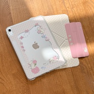 Ốp lưng bảo vệ Acrylic cho Apple iPad Air 7 Pro Mini 7 129 inch có khe cắm bút từ tính chống cong vê