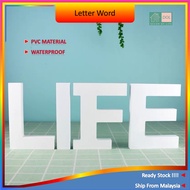 H29cm Waterproof Alphabet ABC Letter Box Huruf Hiasan Dinding Huruf ABC Home Décor Tulisan Happy Bir