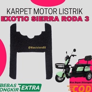 Alas Kaki Karpet Sepeda Motor Listrik Roda 3 Exotic Sierra Roda 3