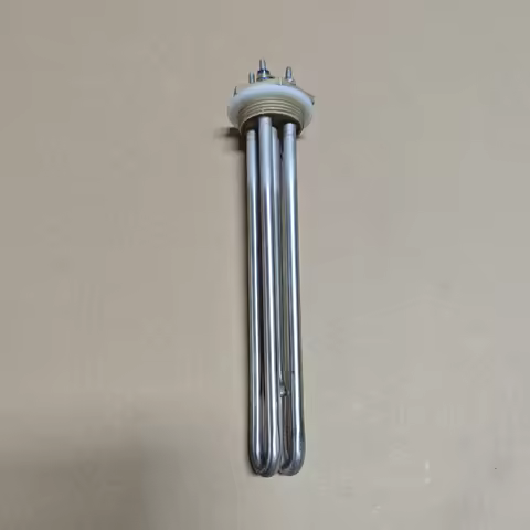 12V Heating Element 300W DC Submersible Heater Resistance DN32 Copper Flange 1 1/4" BSP Solar Water