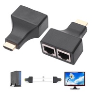 Bộ khuếch đại tín hiệu HDMI 30m - Thiết bị nối dài tín hiệu HDMI qua đường dây mạng - HDMI extender 