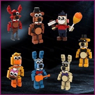 YT4 FNAF Building Blocks Gift For Kids Freddy Bonnie Chica Foxy Minifigure Dolls Model Toys For Kids