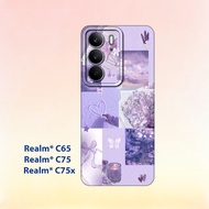 Softcase Realme C65 - Realme C75 - Realme C75X _Case Silicone Cover Handphone Black Clear Flexible