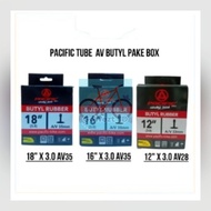 Bicycle Inner Tube Size 12 16 18 20 x 3.0 Pacific by Kenda Jumbo Fat Bike Kids BMX | High Quality