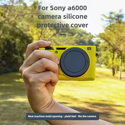 Cameras Silicone Armor Skin Case Camera Bag For Sony Alpha A6000 A6100 A6300 A6400 A6500 A6600 A5100