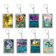 POKÉMON Pokemon keychain, transparent Acrylic Mica card, Pokemon Eelektross Haxorus Darmanitan, gift