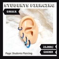 Omber Color Hoop Earrings - Personality Hoop Earrings