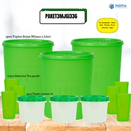 INDRA Milano Round Plastic Jar Package 3L/ 3MJGi336/SET contains 12 pcs