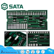 SATA 09901 66 pcs 1/4'' Dr. Socket Tray Set (mm size)