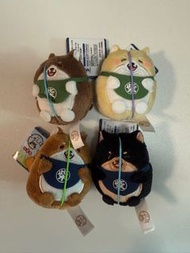 SK JAPAN忠犬柴犬 系列 小吊飾 | 情侶吊飾 朋友吊飾 黑色 米色 啡色 棕色