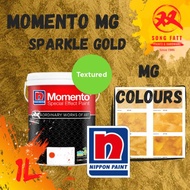 Nippon Momento MG Sparkle Gold (ALL COLOURS) 1L set (Song Fatt) Special Effect Paint