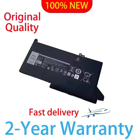 New DJ1J0 F3YGT DM3WC Laptop Battery For DELL Latitude 7280 7390 7490 5300 7400 7290 5310 7300 7380 
