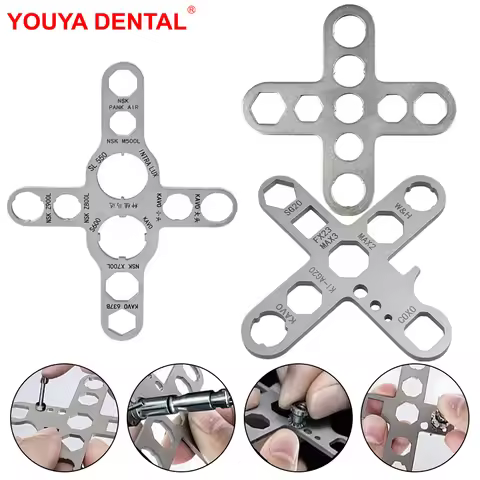 Dental Turbine Handpiece Wrench For NSK KAVO WH All in One Implant Motor Cartridge Rotor Shaft Spind