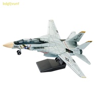 BDGF 1:72 Scale F-14 Tomcat Fighter Jet Model - White & ck ABS Plastic Aircraft With Detailed Design