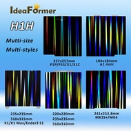 New H1H Build Plate Lightbeam Spring Stainless Steel Sheet Mk3s Sheet Magnetic Bed For Ender 3 Bambu