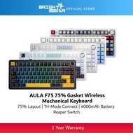 AULA F75 75% Gasket Wireless Mechanical Keyboard - Reaper Switch