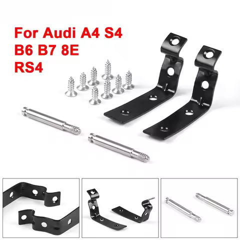 1set Glove Box Lid Hinge Snapped Repair Fix Kit Brackets for Audi A4 S4 RS4 B6 B7 8E for Seat Exeo/S