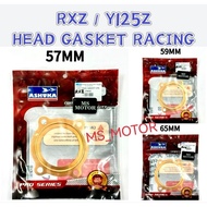 HEAD GASKET RACING COPPER RXZ Y125Z ASHUKA 57MM 59MM 65MM HEAD GASKET RXZ135 125Z 125ZR Y125 Y125ZR 