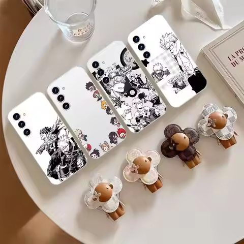 Anime My Hero Academia Phone Case For Samsung Galaxy Transparent Cover A52 A12 A51 S21 Edge S22ULTRA