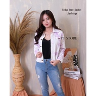 Women's Crop Jacket - Tie Dye Crop Jeans Jacket - Latest Tie Dye Jacket