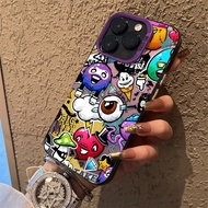 Anime Elf Graffiti Matte Hard Phone Case for IMD Vivo Y02/Y02T Y15A/Y15s/Y01 Y16/Y02s Y17/Y15/Y15 20