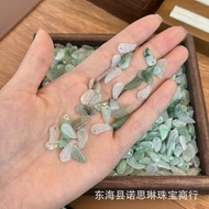 Ice A Small Leaf Pendant diy Stone Jewelry Loose Bead Anklet Bracelet Accessories Leaf U7SK