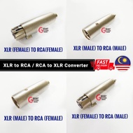 XLR to RCA Converter RCA to XLR converter Male Female