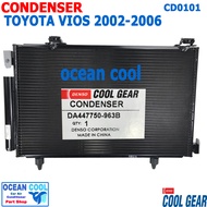 แผงแอร์ โตโยต้า วีออส 2002 - 2006 CD0101 COOL GEAR  DI447770-53804W  Condensers for Toyota Vios AT  