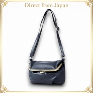Legato Largo Kiss Lock Shoulder Bag Black