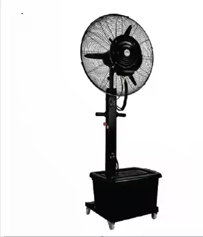 AC220-240V 260w power 26" water Mist Fan spray fan 40L water tank air cooler air cooling fan air hum