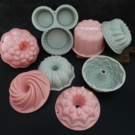 Mini Silicone Mold / Butter Cake Mold Jelly Pudding Flower Motif Silicone Mould Jelly Mould