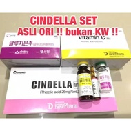 VITAMIN KULIT / UNGU CINDELLA. per BOX + Luthione 600mg+ Vitamin C original Korea infus whitening